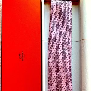 HERMÈS Cravate Twill Tie